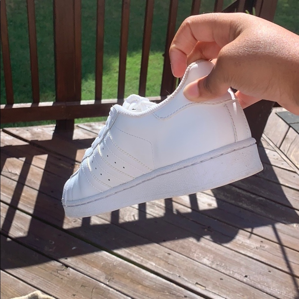Adidas superstar all white